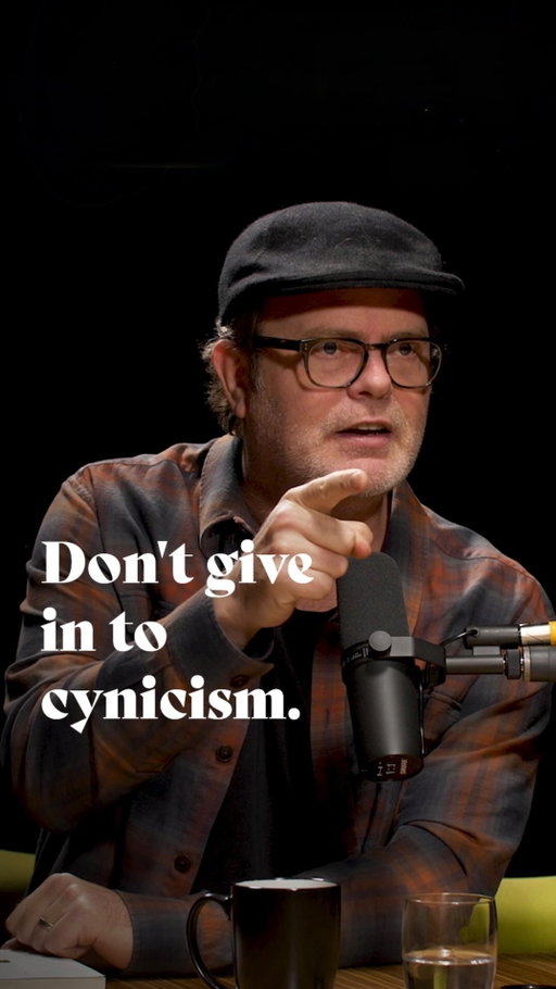 An important PSA from @rainnwilson.

From the archives. Episode 749.

✌🏼🌱 – Rich