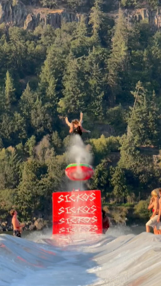 POPPIN OFF the SICKOS Jetski Slip n Slide 

#popoff