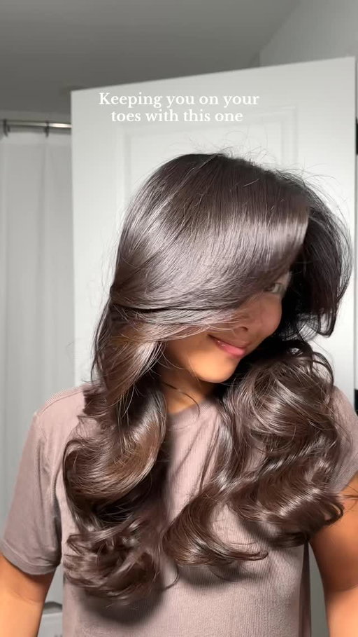 Did you know what was coming next? Because I sure didn’t 😅 #hair #hairinspiration #hairinspo #hairofinstagram #hairtips #hairvideo #hairoftheday #hairstyle #hairtutorial #hairideas #blowout #blowoutstyles #hairstyling #hairvideos