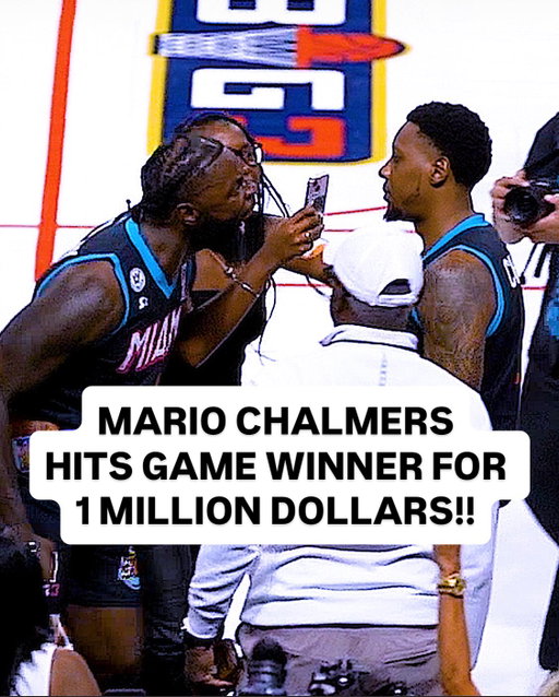 Mario Chalmers hits game winner for the BIG3 championship!! 🔥🔥 
2x High School Champion
NCAA Champion
2x NBA Champion 
FIBA Champion 
Greek Cup Winner 
BIG3 Champion
@mchalmers6 @thebig3 
🎥 : @cazzieballislife