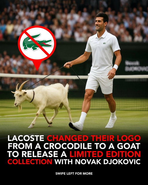 Lacoste made history by swapping their iconic crocodile for a GOAT 🐐 honoring Novak Djokovic with a limited edition collection.

When your brand ambassador is the greatest of all time, the logo has to match.

@lacoste 
@djokernole 

Follow @biz.insider for more business insights.