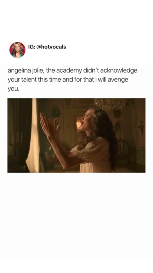 Her vocal range is incredible 🤌

Angelina Jolie is widely known for her acting, but many don’t realize she can actually sing. Throughout her career, she has showcased her vocal talents in several films, such as Girl, Interrupted and Kung Fu Panda, where she lent her voice to characters. Jolie’s singing style is more natural and expressive than trained, often used to enhance her performances emotionally. While she hasn’t pursued a professional music career, her ability to sing adds depth to her roles and personal artistry. Fans appreciate this hidden talent, seeing it as another layer to her multifaceted creative abilities

#music #live #angelinajolie