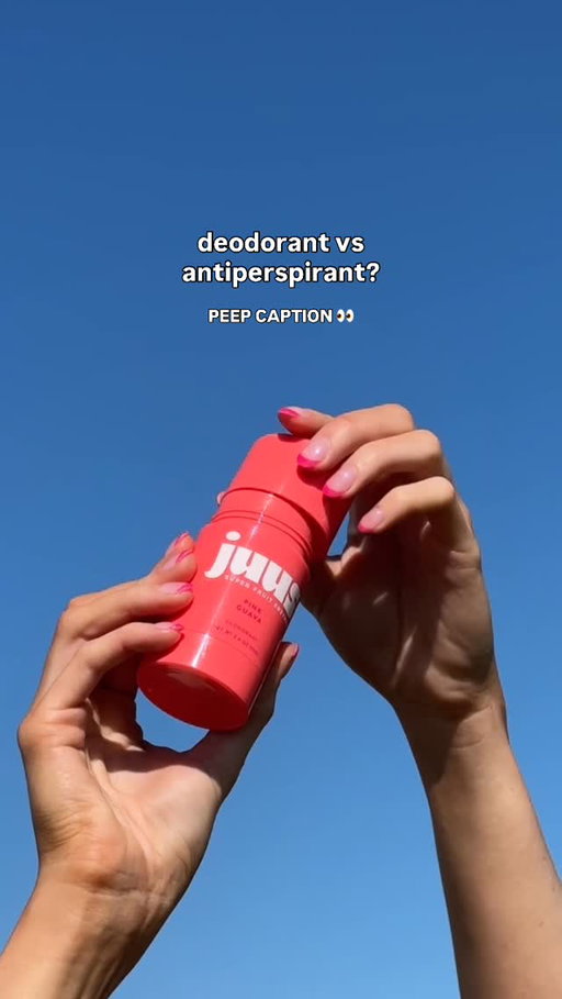 juus is a deodorant, not an antiperspirant - it makes you smell fresh, but won’t stop sweat. 

Our clean formula is aluminum free, paraben free and baking soda free, but we don’t skip on scent. With fruity fragrances, juus keeps you confident and carefree. 

#deodorant #antiperspirant #newproduct #selfcare #education #aluminumfreedeodorant