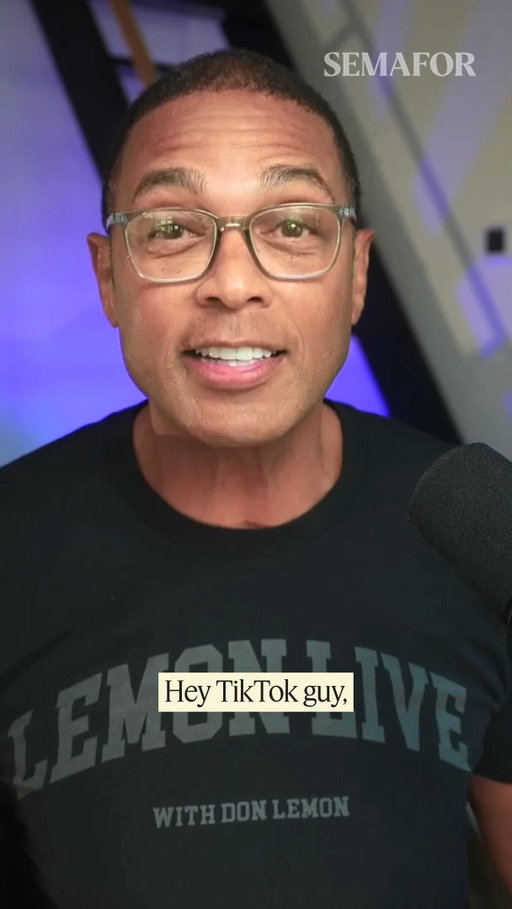 Is YouTube a better platform than cable?

"If it continues on the current trajectory ... I will make more money than I made at CNN," @donlemonofficial says.

Tap the link in our bio to listen to the full interview.