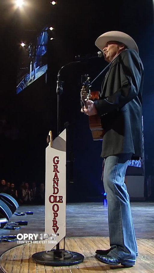When George Jones passed away, his family chose the Opry House—the home of the music he loved—as the site for his funeral service. On May 2, 2013, during that service, fellow Opry member Alan Jackson performed Jones’ signature song, “He Stopped Loving Her Today,” standing on the same circle of wood where Jones had sung it for Opry audiences many times, including on June 12, 1993. 

Using modern technology, we’ve combined both performances into a single track. Listen to the powerful, “full-circle” blend featured on Opry 100: Country’s Greatest Songs.

💿 Pre-save and get your copy at the link in bio
