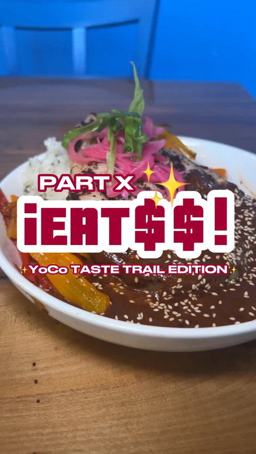 iEAT$$ (Part X): YoCo Taste Trail Edition- Hosted by Visit York County, this week-long culinary celebration (August 20th – August 27th) gives residents and visitors the chance to indulge in multiple restaurants across a diverse food scene. Ay Papi Tacos + Tequila and Elk Ave Tavern are two of the fourteen participating restaurants, both located in Downtown Rock Hill. 

✨Highly Recommended
💜Miss Black Foodie Fave
💰This menu item is not a featured dish on the YoCo Taste Trail menu. Be prepared to pay regular price. 
 
📍AY PAPI TACOS + TEQUILA – 210 E Main St, Rock Hill, SC
📝Made from scratch Mexican fusion restaurant 
 
💜Summer Vibes – El Mayor blanco, watermelon juice, orange liqueur, sour
💜💰Mexi Balls ($8) – crafted with cream cheese, bacon, chorizo, jalapenos and house seasonings, breaded and fried, served with Cajun ranch
💜Holy Molé (Papi’s Pork Chop - +$4) – brined 10oz. pork chop placed on a bed of house molé chocolate sauce, serve with cilantro lime rice, pickled onions, green onions, sweet peppers, and toasted sesame seeds
💜Dat Cookie Dough – housemade Mexican chocolate cookie ice cream sandwich topped with mint (or orange zest), whipped cream, & hazelnut dulce de leche sauce
 
📍ELK AVE TAVERN – 125 Elk Ave, Rock Hill, SC
📝Casual bar with comfort-food offerings
 
✨💰Bird of Paradise ($15) – Smith + Cross rum, Sleeping Giant Lemongrass rum, aperol, pineapple, lime, banana liquor
💜💰Pork Belly Skewers ($13)- crushed cashews, pickled red onion, house BBQ, cilantro, herb ranch
✨Shrimp Tostada – smashed avocado, jalapeno, pickled red onion, shaved radish, chipotle hot sauce, cilantro
💜Pork Tenderloin – peach coffee rub, whipped goat cheese, seared gnocchi, summer vegetable succotash, peach chutney, white bbq
💜Peach-Coffee Tiramisu – peach-coffee mascarpone, lady fingers, peach preserves, cocoa powder