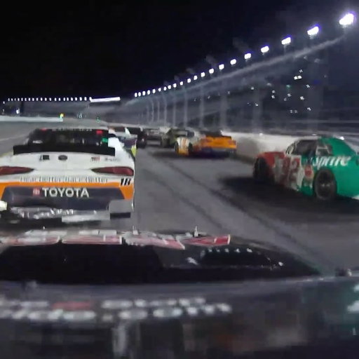@danieldye43, @jebburtonracing and @harrisonburton12 got caught up in the big crashes late in Friday night’s race at Daytona. 👀