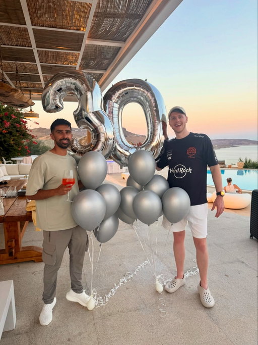 Thank you for all the birthday love, unlocked a new decade in Mykonos with the best🎉