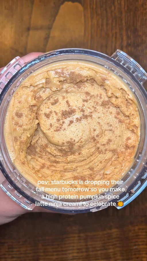 Want this recipe (and 140+ more)?

Follow me @fitnessproductfinder and comment “link please” and I’ll DM it to you 🍨📩

158 calories 23g protein (for the entire pint)

Pumpkin Spice Latte Protein Ice Cream 😋🍦

Code FPF to save | @alphaprimebites @hormbles @fuulsnacks
•
•
•
•
#ninjaswirl #newcreami #ninjakitchen #ninjacreami #ninjacreamirecipe #ninjacreamitips #ninjacreamiicecream #creami #creamirecipes #proteinrecipes #lowcalicecream #lowcalorie #icecream #dessert #viral #highprotein #healthy #healthyicecream #highproteinrecipes #proteinicecream #fpf #pumpkin #pumpkinspice #starbucks #pumpkinspicelatte #psl