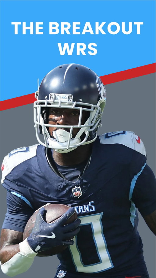 Are you trusting these breakout WRs? 🤔#fantasyfootball #fantasyfootballdraft #nflfantasyfootballrankings