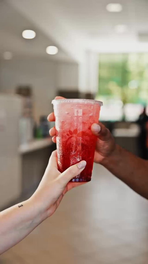 Berry, bright, and now, bubbly. Try the newest addition to the berry bunch...Cherry Berry & Sprite. Made with natural cherry and berry flavors.