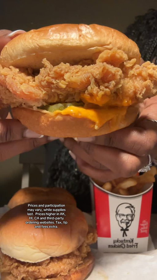 One bite, and you’ll get it 🤤 Crispy, juicy, and just $3.99 at @kfc ! #KFC_Partner