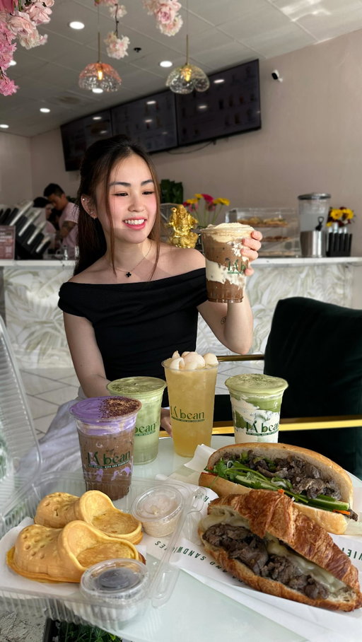 Obsessed with the new Labean Café in Factoria, Bellevue! 🌸🤩 The drinks are gorgeous but my fave was anything with their thick, creamy peanut cloud; I’d come back just for that 😍. Matcha here is more subtle, so if you like it strong go for their coffee instead ☕️. The pearl lychee was so refreshing and the croc waffle was such a fun surprise! 

📍 @labean.bellevue 
12668 SE 38th St, Bellevue, WA 98006