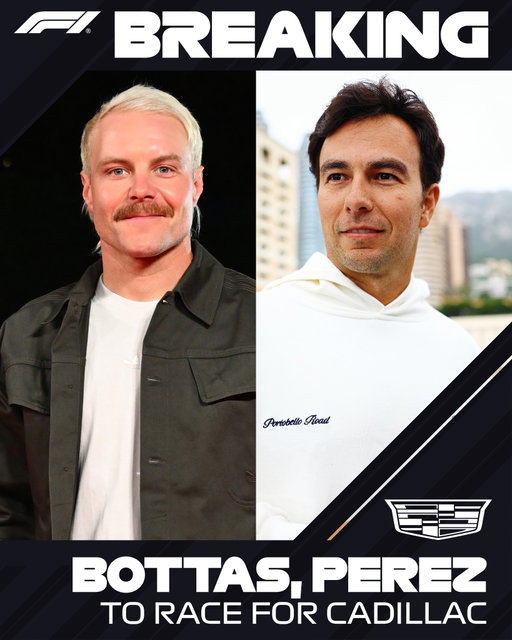 BREAKING: Valtteri Bottas and Sergio Perez will race for Cadillac Formula 1 Team in 2026!

#F1 #Formula1