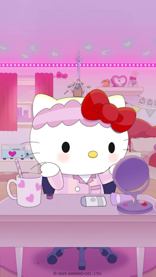 GRWM: morning skincare routine with Hello Kitty ☀️🎀 #asmr