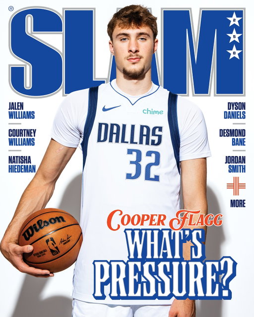Cooper Flagg is no stranger to the spotlight. His dunks, blocks and all-around game made him famous as a high schooler. For the last three years, the best players in the NBA have raved about the composure and IQ of this young hooper.

His League debut approaches and all eyes are tuned to Dallas. What’s pressure? Cooper couldn’t tell ya.

SLAM 258 starring the number one pick is here. A cover collection featuring framing and protective casing options, new cover hoodies and classic cover tees is at our LINK IN BIO. Plus, Cooper’s limited edition Orange Metal cover will only be available until Thursday, August 28 at 11:00 AM EST.