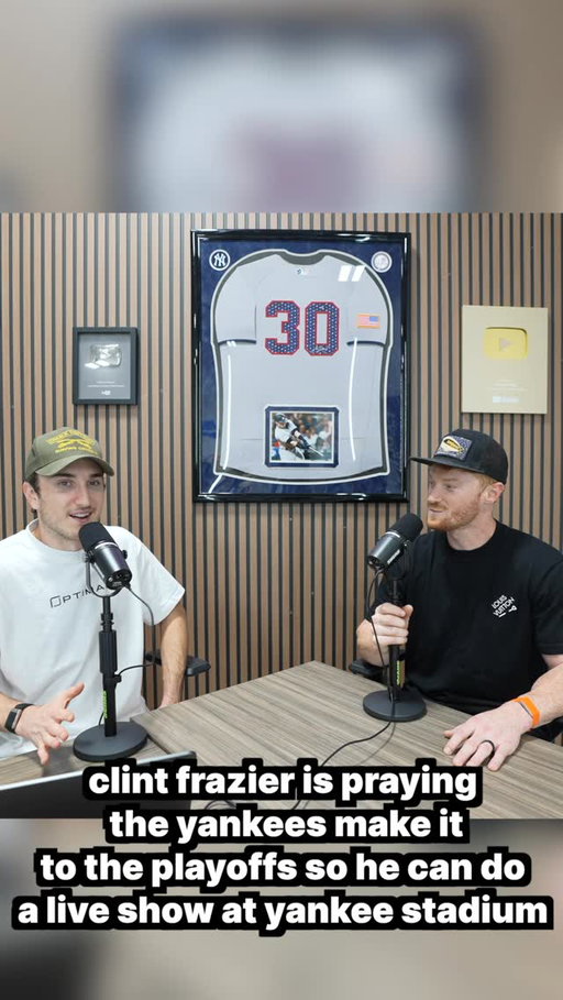 if the yankees make the playoffs, i’m going to yankee stadium and doing a live show outside of the stadium. i might even join the bleacher creatures in the stands for the full experience. link in bio for full episode.
