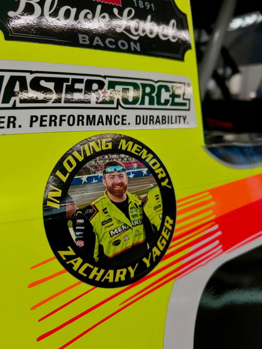 This weekend all four ThorSport trucks will carry a memorial sticker in honor of our teammate and friend, Zachary Yager.

We are deeply saddened by Zach’s unexpected passing. He was a vital part of our pit crew family - serving in many roles over the years, most recently as Jackman on the No. 88. Our hearts are with his family, friends, and community as we remember and honor him together. Zach will be missed🤍