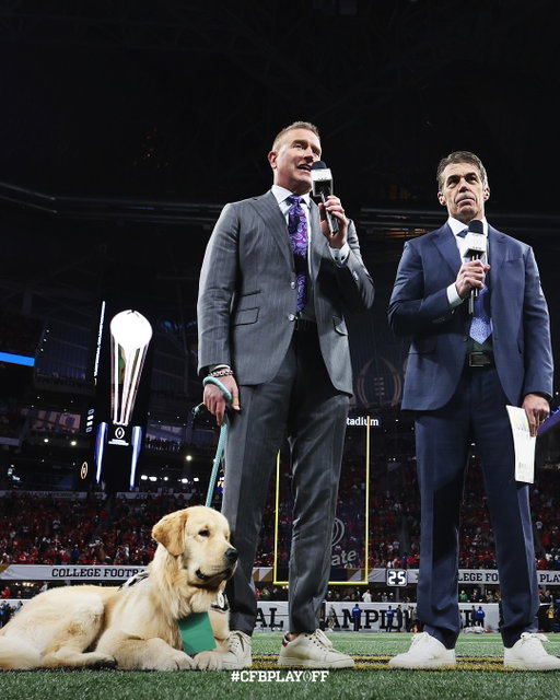From the dog days of summer to the game days of fall.🏈

Happy International Dog Day from the goodest boys and girls, including our paw-fect friend, Peter. 🐾

#CFBPlayoff
