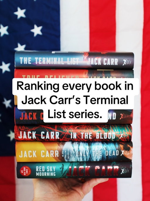 From Only the Dead all the way up to The Devil’s Hand, I’ve read them all and stacked them up in order. 

This series follows Navy SEAL James Reece and blends military thrillers with espionage, survival, and high-stakes geopolitics. 

Some entries hit harder than others, but every single one shows why Carr is one of the top thriller writers working today.