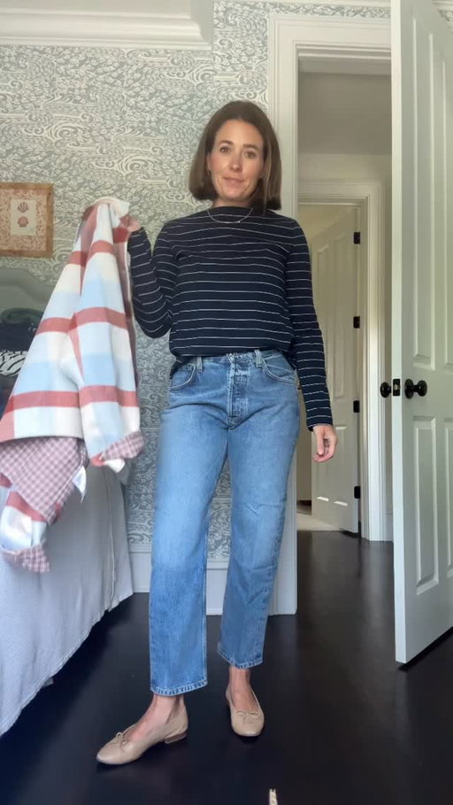 Comment SHOP and I’ll send you the links to these fall pieces. 

I filmed this without thinking I would really share it, specifically the part in my underwear because a lot of my family and friends follow me. But then I thought it felt important to share what my body really looks like tucked into jeans/my clothes. It’s soft and strong and doesn’t always fit into things the way I want it to. I initially ordered these jeans in what was my true size but sized up for a more comfortable fit. My new true size. That side of getting dressed also feels important to share along with the cute outfit ❤️

Fall pieces that I’m excited about! True to size in everything. 

https://liketk.it/5mn8r