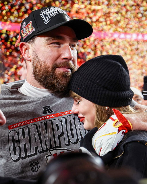 Today is a fairytale ❤️💍 Congrats to Travis and Taylor—we’re excited to have you as a permanent member of the Chiefs Kingdom family!