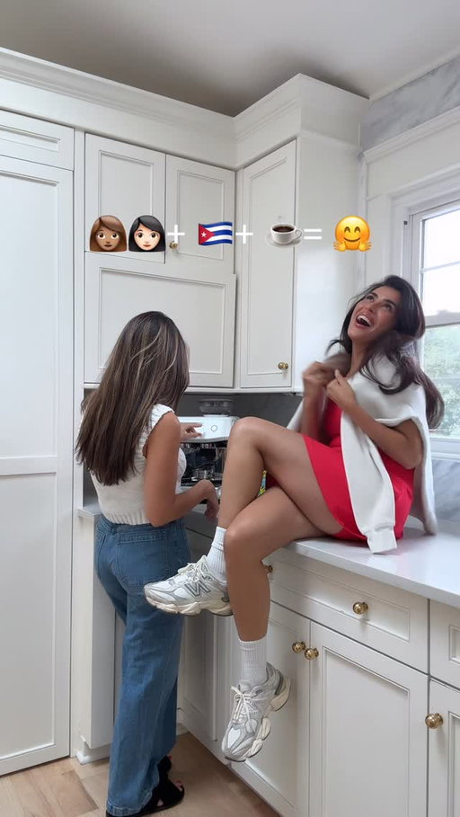 #ad Bestie coffee moments like this are my favorite little joy boost. 💛 Nothing like an afternoon @cafebustelo pick-me-up at my Cubanita’s… aka Café Con Lexy! Try out the four new Cafe Bustelo roasts. We brewed the smooth and vibrant medium roast today and it was just what I needed to bring me back to life! 🤌🏼 #CafeBusteloPartner