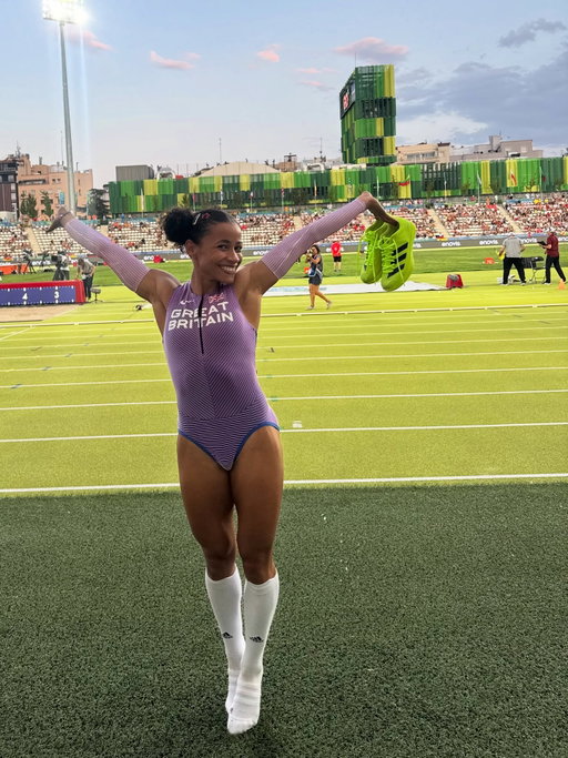Team announcement day 🥹🥹

Feels so good to tick off a big big goal for 2025 as I’m named on the GB team for the World Championships in Tokyo!!

I will always be in favour of unrealistic goals - being back at this level so soon after my Achilles rupture was never impossible, but it was a big ask. My team and I answered. 🙂‍↕️

Big thank you to @mgic78 and @aston.moore_ for your work getting me this far, let’s keep going! 

Can’t wait to get back in a 🇬🇧 vest and jump against the world 🌍