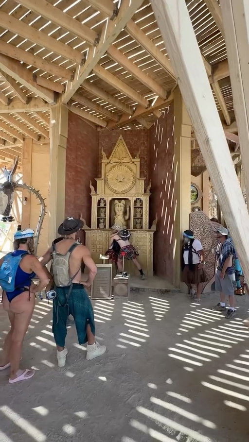 They said: “Build a better tomorrow!” so the mad scientists took to the desert today...

Congratulations to all the creators who filled the Man Pavilion with their innovative ideas to serve as catalysts for imaging new possibilities.

To learn more about the featured Man Pavilion artists visit the Art Listings page: burningman.org/event/2025-art-listings/
