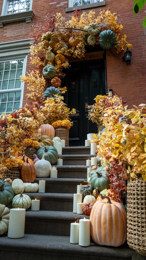 The fact that people stop and take photos of the stoop will never get old. I honestly thought decorating might annoy the neighbors, but it’s done the complete opposite—it’s connected us in the sweetest way. 🥹🍁🍂🧡