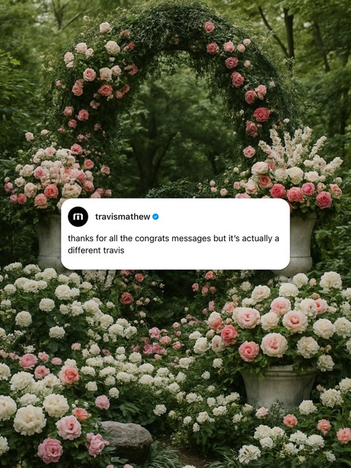 Please stop messaging us, it’s not our love story.