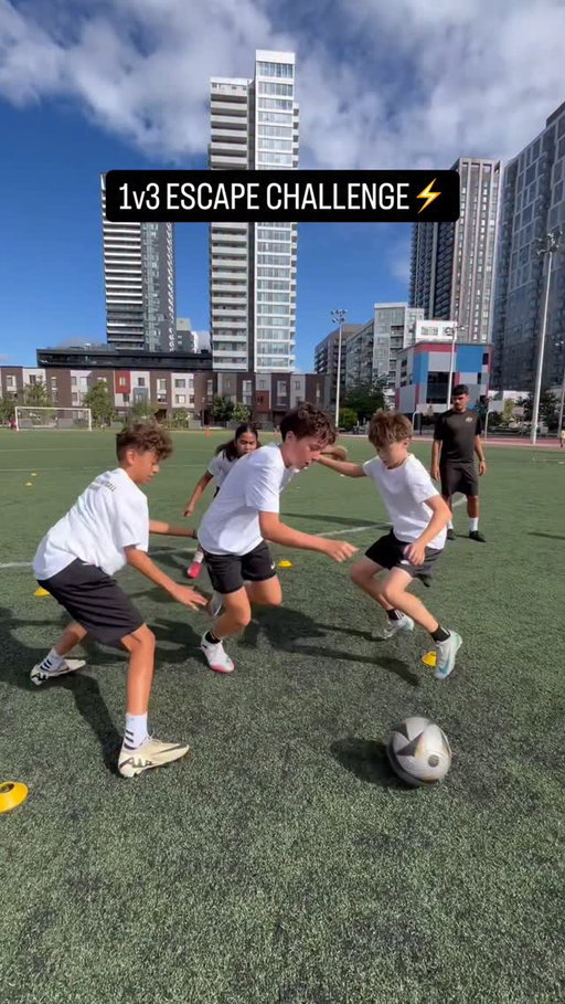 1v3 in tight spaces ⚡️ The ability to manipulate the ball under pressure is what separates good players from great ones. Being comfortable, quick, and confident in small areas gives you the edge to break out of any situation🚀#soccerdrills #soccerdribbling #tightspaces 

📲 Contact us:
🌐 AbsoluteFootballTraining.com
📧 info@absolutefootballtraining.com
📩 DM us @absolutefootballtraining 

#AbsoluteFootballTraining #SoccerTraining #SoccerDrills #SoccerDevelopment #SoccerCoach #SoccerLife #SoccerPractice #SoccerSkills #SoccerTrainer #SoccerTips #SoccerTrainingVideos #SoccerWorkout #SoccerPlayers #SoccerCanada #FootballTraining #FootballDrills #FootballCoach #FootballSkills #FootballDevelopment #TorontoSoccer #TorontoFootball #SoccerHighlight #SoccerLove #SoccerPassion #SoccerMotivation