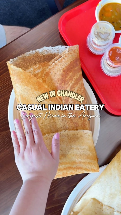 ✨NEW Indian Eatery in Chandler✨

Desi Chowrastha is now open in Chandler, AZ. The name meaning “the crossings of four road” or a place that everyone gathers. They serve up authentic Indian street food among other things. I asked ChatGPT how many items is on their menu (peep the video) and apparently it’s around 160!! Crazy!! This is a franchise that pretty well know, the place was filled with uncles and aunties!

The order process is simple, order at the register and pick up in the same area when they call your name. Weekends seem to be pretty busy. 

So far from everything that we tried, we loved their Dosas!! The chutney are great with it. We would recommend that item only. 

📍 Desi Chowrastha
🗺️ 960 E Warner Rd, Chandler, AZ 85225

#ChandlerAZ #IndianFood #ChandlerRestaurants #FoodieAZ #BiryaniLovers #panthereats #arizonafood