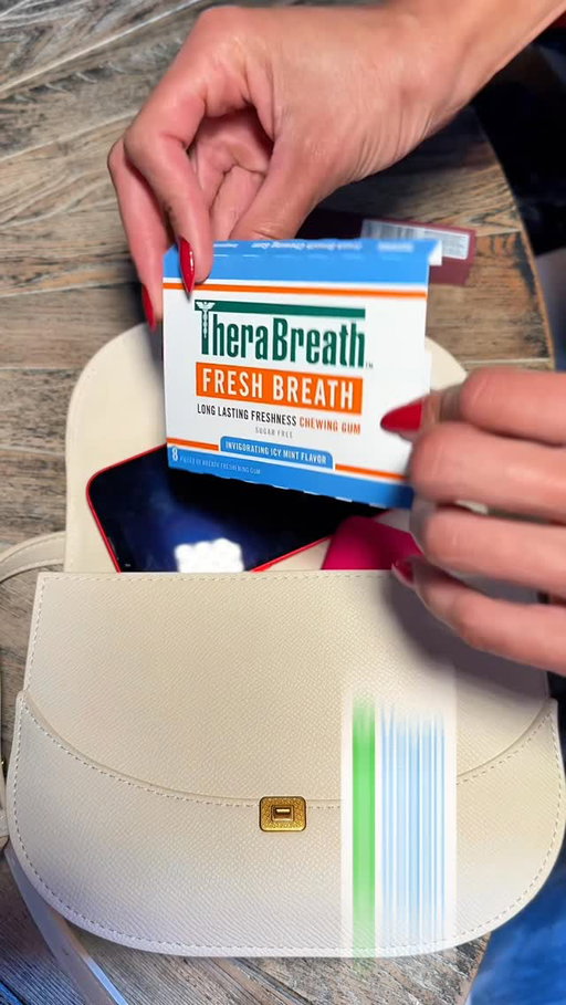 What’s always in my bag? 👛
 
This one’s gone viral for a reason. It solves a daily problem and fits in your pocket.
 
Try Therabreath. Your breath will thank you later.
 
Looking for content like this? My DMs are open. 

#adstyleugc #productdemo #dailyessential #wellnesscontent #ugccreator #usergeneratedcontent #ugcportfolio #ugccommunity #ugcusa #wellnessugc #ugcexample #ugccontentcreator #influencermarketing #ugcforbrands #therabreath