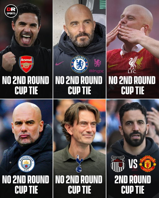 Man Utd are the only "big six" team playing in the second round of the Carabao Cup! 😳

#ManUtd #MUFC
