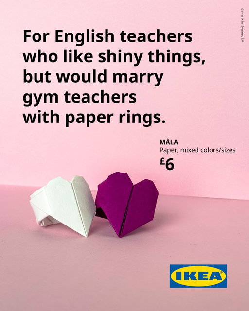 MÅLA paper - perfect for newly engaged English teachers 💍⚽📚