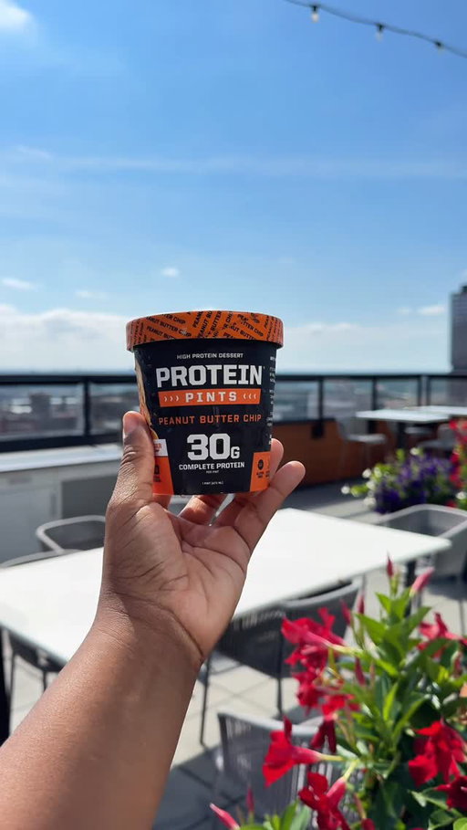 Getting enough protein has been key for my journey and @proteinpints is my favorite with 30g of protein per pint. The ultimate post-workout treat #proteinpintspartner