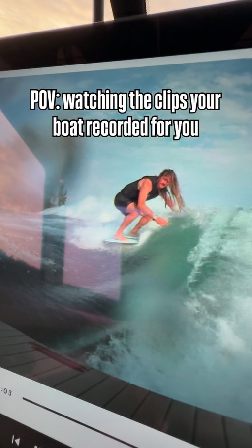 @arcboats never misses the shot…. #wakesurfing #wakesurf #arcboat #skimboarding