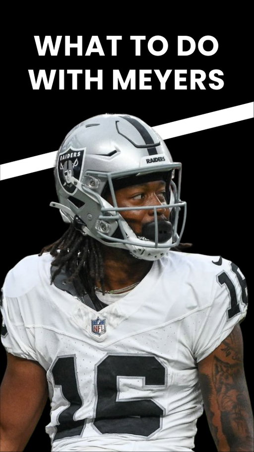 THIS is your Jakobi Meyers update for fantasy football 🏈 #jakobimeyers #fantasyfootball #fantasyfootballadvice