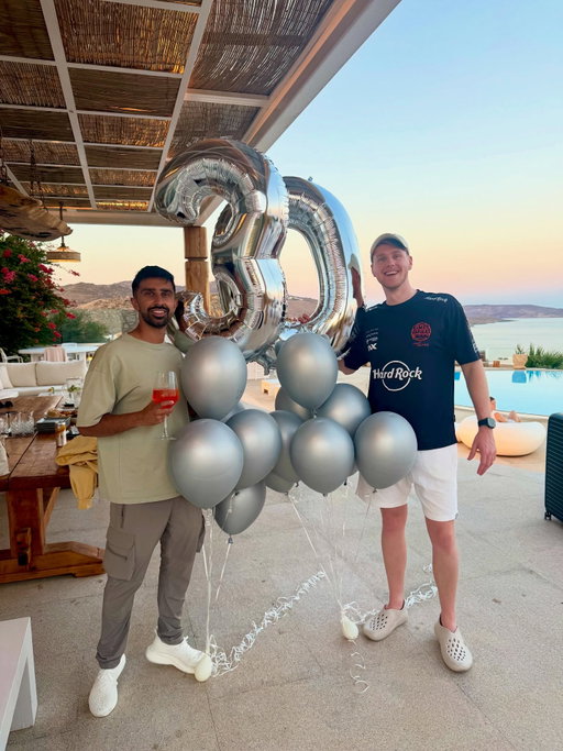 Me & @lachlan turned 30 this August. Had to make it memorable 🥳