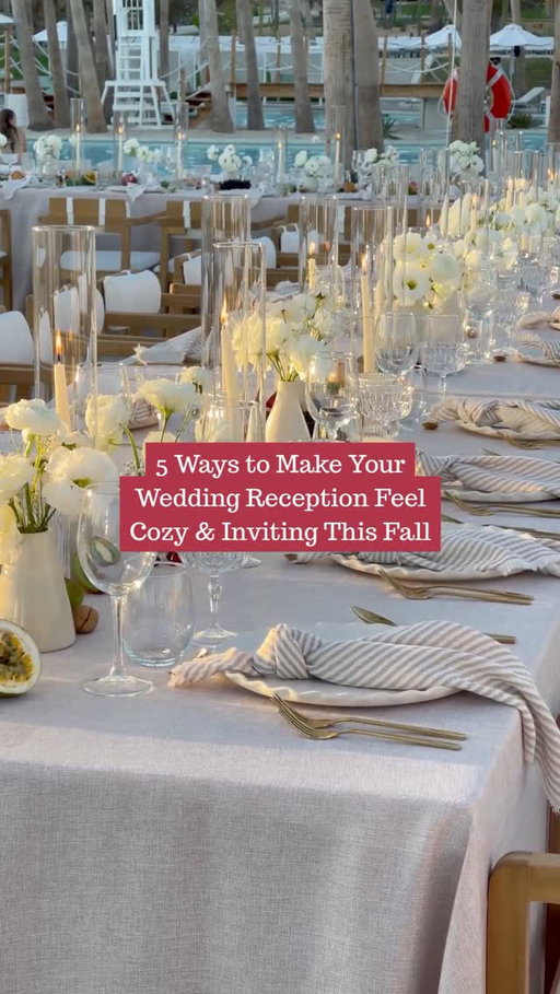 Candlelight, velvet, and spiked cider? We’re not saying your reception will be too cozy, but guests might never leave 🍷🕯️ Which detail would you steal for your fall wedding?

#withjoy #joywedding #autumnwedding #fallwedding #cozywedding #weddingtips