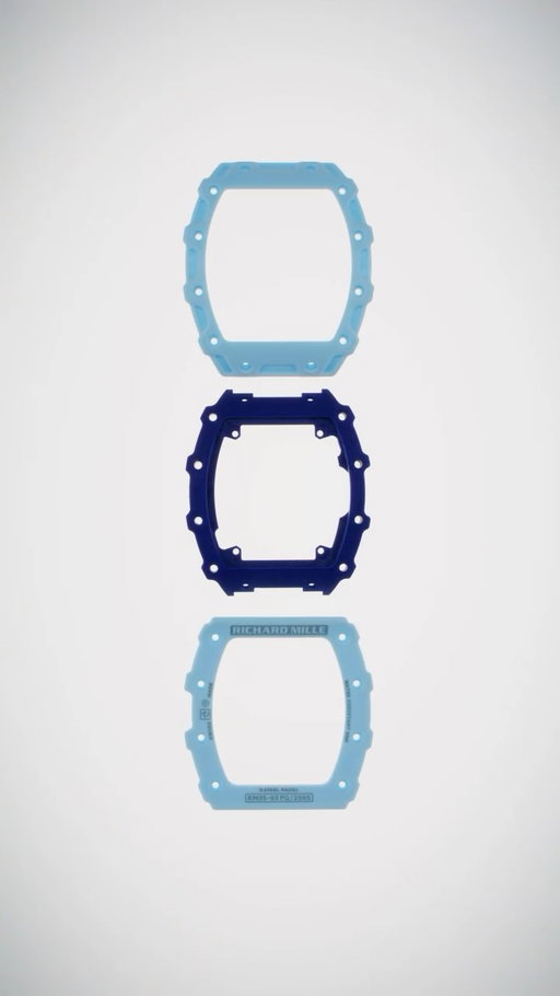 Clad in bold shades of blue and pastel blue Quartz TPT®, the latest variation of the RM 35-03 joins the Richard Mille collection.
Unapologetically sporty, the RM 35-03 Automatic proudly bears the name of Rafael Nadal, one of the greatest tennis players of all time. Calm and composed off the court, yet relentlessly determined on it, Nadal’s spirit is perfectly embodied in this timepiece — particularly through its patented butterfly rotor, which allows the wearer to control the winding of the movement in line with their lifestyle and sporting activity.

🎥 @milledollars
