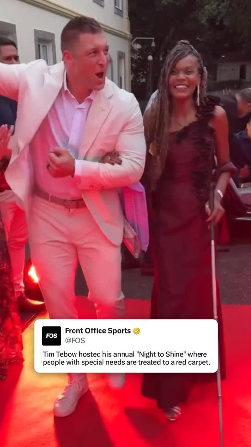 A full red carpet experience for individuals with special needs complete with hair, makeup and being crowned kings and queens of the night, all hosted by Tim Tebow. 

(🎥 via @timtebow)