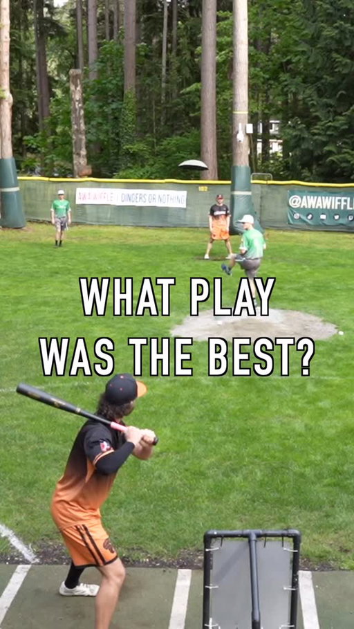Bro Was Fired Up on the Last Play😤 #dingersornothing #wiffleball #baseball