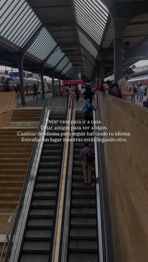 lo que significa emigrar ❤️‍🩹

tu esencia se divide en dos y no más podes elegir una u otra, porque el irte de casa te transforma de una manera que nunca podrás volver a ser lo que eras. 

tu perspectiva cambia - tu manera de ver la vida. Y así siguen pasando los días construyendo una sensación de casa que quizás, siempre estará divida. 

#lifeabroad #emigrar #argentinosporelmundo