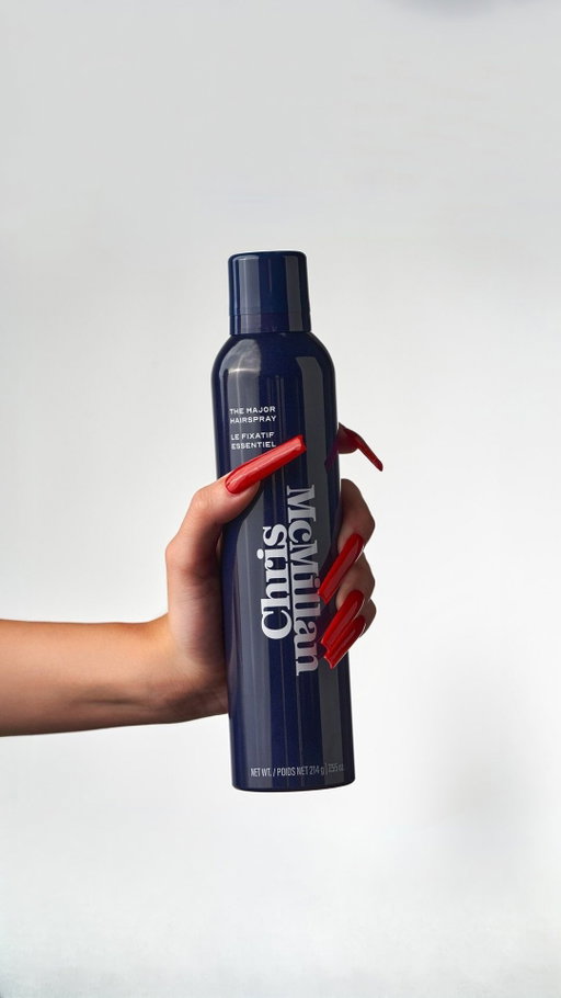 “Hairspray is so underrated, it’s MAJOR. Use it a million different ways - at the roots for instant volume, before hot tools to lock in styles, or as your go-to finishing spray. It’s lightweight, adds heat protective, and delivers major shine.” - @mrchrismcmillan 

The Major Hairspray is the ultimate styling secret weapon. Grab yours now at chrismcmillan.com!