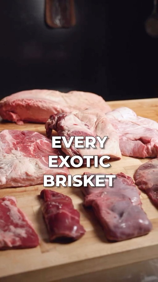Cooking EVERY Exotic Brisket

From coyote to beaver to camel and EVERYTHING in-between... today we’re cooking every type of brisket. This one gets crazy!

Check out @eatmaxjerky and use code BRISKET25 for 25% off!

🎥 @sophiagreb @kylekrasker

#brisket #bison #coyote #wagyua5 #wagyubeef #wagyubrisket