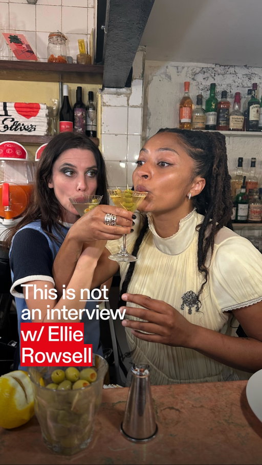 Double-stack spice-tini, anyone? ⁠
⁠
To celebrate the release of Wolf Alice’s new album, The Clearing, @lea.ogunlami met up with @ellieciararowsell at @elliesbar_ to test her martini-making skills. Reminder never to leave Lea alone behind the bar… ⁠
⁠
Video and edit @k.aigillespie⁠
Sound op @mateo.cvb 
Sound mix @louis_khz 
Head of Social @alexa.venuss