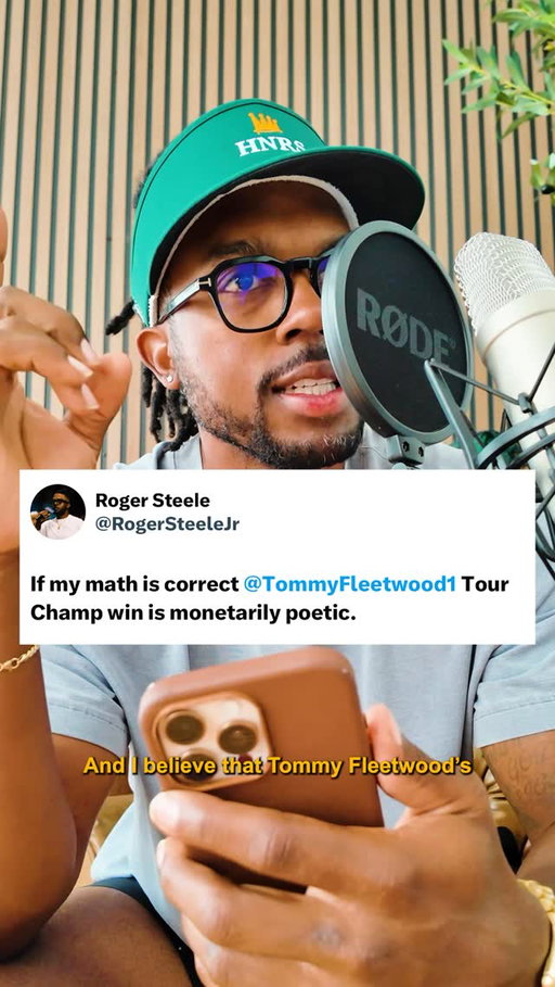 If the math is not off… it’s mathin. 
The @officialtommyfleetwood redemption check is epic.