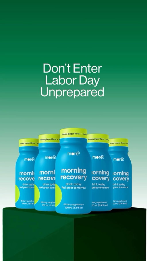 Long weekend rule: have your fun, but recover smart. 🙌
📍 Grab your Morning Recovery at Whole Foods before the Labor Day celebrations kick off.
#MorningRecovery #MoreLabs #WholeFoods #LaborDayWeekend #LongWeekend